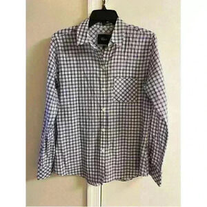 Rails - Farrah navy check shirt button‎ down , small